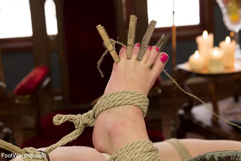 Kink 'Tortura de pies lésbica' protagonizando Aiden Starr (foto 7)