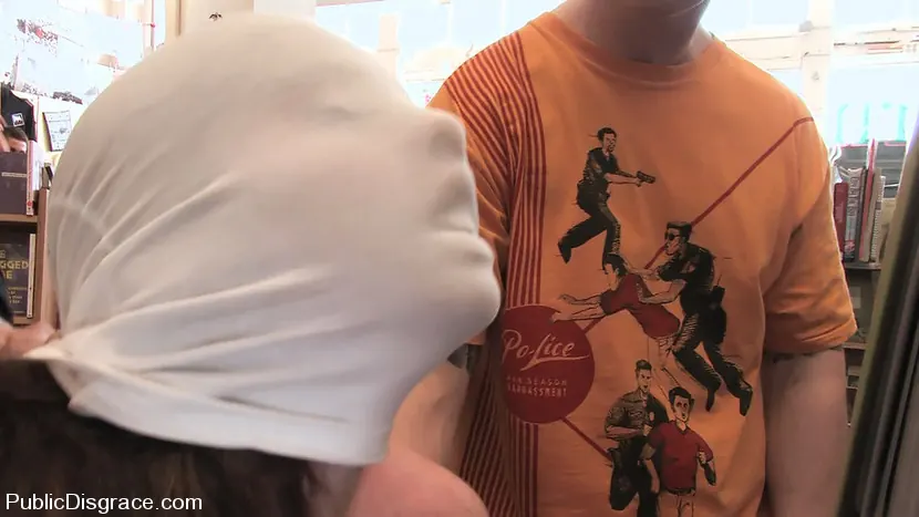 Kink 'Redheaded bookworm gets humiliated and fucked in a bookstore!' starring Amber Keen (Photo 4)