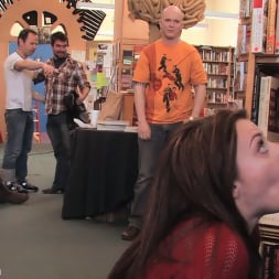 Amber Keen in 'Kink' Redheaded bookworm gets humiliated and fucked in a bookstore! (Thumbnail 17)