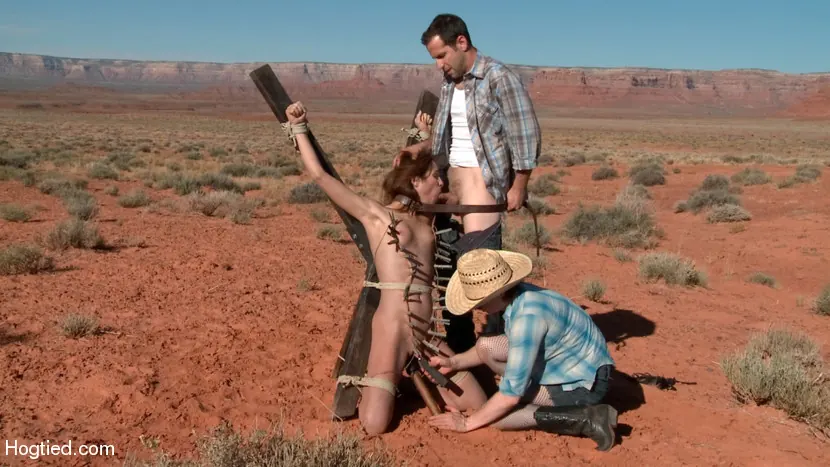 Kink 'フィーチャーシューティング：ヒッチハイカーイントラブ' 主演 Amber Rayne (写真 8)