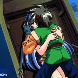 Anime in 'Kink' Romance is in the Flash of the Sword II, Vol 3: The Cursed Song (Thumbnail 15)