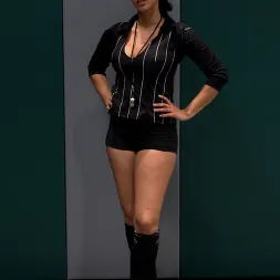 Ariel X in 'Kink' Rookie is made to submit from crushing leg scissors Is dominated from RD1-RD4, Fisted to orgasm! (Thumbnail 10)