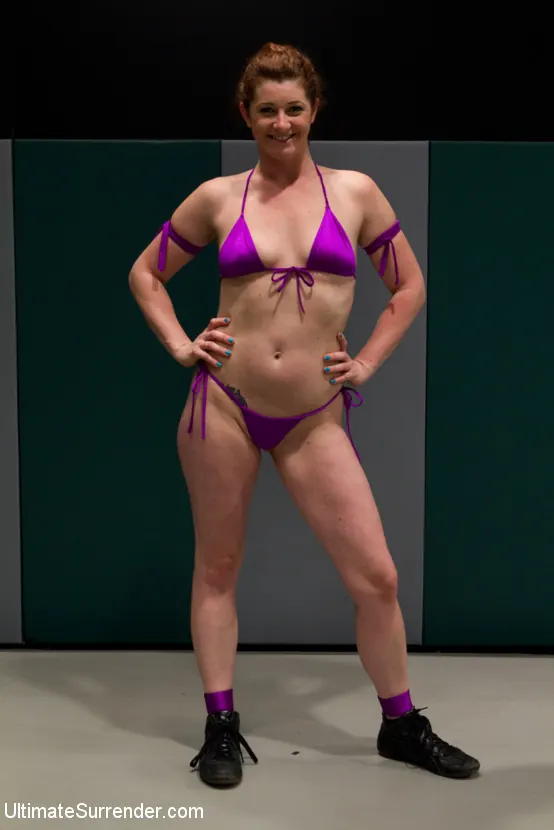 Kink 'Rookie of 5'10 and 155lb goes up against tiny 5'3, 109lb US champion Rookie gets blasted!!' starring Ariel X (Photo 9)