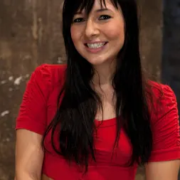 Ashli Orion in 'Kink' Wrist suspension while impaled on a cock and vibrator Each brutal orgasm weakens and further impales. (Thumbnail 1)