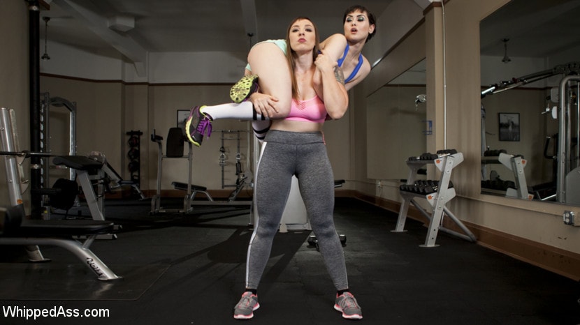 Kink 'Going the Extra Mile: Strict Trainer Dominates Lesbian Gym Slut' starring Audrey Noir (Photo 3)