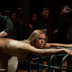 Audrey Rose in 'Kink' Hot Local Amateur Locked in a Cage and Fed to a Hungry Crowd (Thumbnail 17)