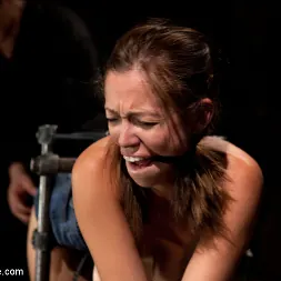 Audrey Rose in 'Kink' Up and coming bondage whole made to cum and squirt with caning and whipping (Thumbnail 10)