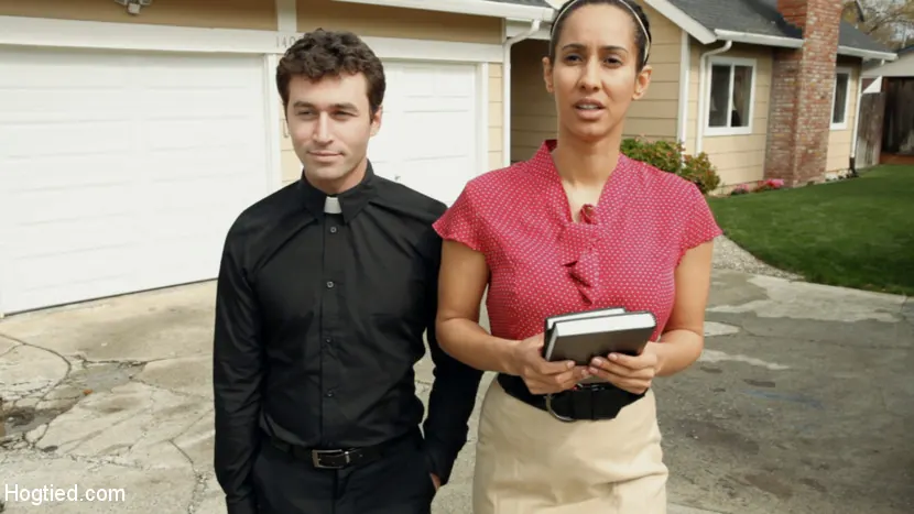 Kink 'HOGTIED FEATURE starring James Deen, Isis Love, Ava Devine, and Remy LaCroix!' starring Ava Devine (Photo 1)