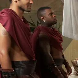 Bella Rossi in 'Kink' Busty Redhead in Rough Interracial Gangbang with Creampie (Thumbnail 14)