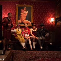 Bella Rossi in 'Kink' Masquerade Orgy with Nine Slaves,100 Horny Guests, Part Two (Thumbnail 7)