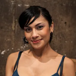 Beretta James in 'Kink' 35yr old, super hot cougar, is bound in a reverse prayer, nipple tortured, face fucked, made to cum! (Thumbnail 1)