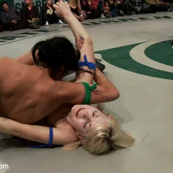 Beretta James in 'Kink' RD 2 of March's Live Tag Team Match: Totally non-scripted collegian style sexual lesbian wresting! (Thumbnail 2)