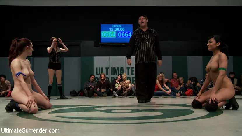 Kink 'RD 34 of March's Live Tag Team Match: Totally non-scripted collegian style sexual lesbian wresting!' starring Beretta James (Photo 20)