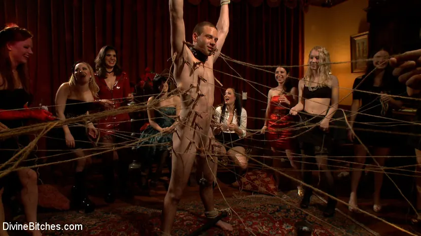 Kink '40 women gangbang slaveboy for Bobbi Starr's birthday LIVE and PUBLIC!' starring Bobbi Starr (Photo 4)