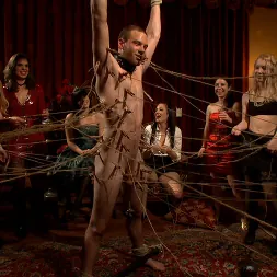 Bobbi Starr in 'Kink' 40 women gangbang slaveboy for Bobbi Starr's birthday LIVE and PUBLIC! (Thumbnail 4)