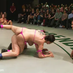 Bryn Blayne in 'Kink' RD 14 of May's Live Tag Team Match: Totally non-scripted lesbian wrestling! (Thumbnail 7)