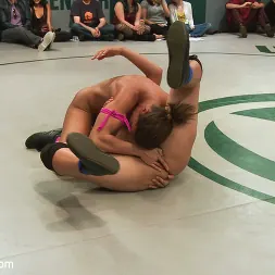 Bryn Blayne in 'Kink' RD 14 of May's Live Tag Team Match: Totally non-scripted lesbian wrestling! (Thumbnail 11)