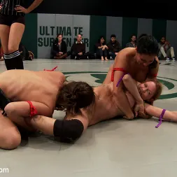 Bryn Blayne in 'Kink' RD 24 of Feb's Live Tag Team Match: Sexual molestation on the mat! Non-scripted! Shot Live! (Thumbnail 6)