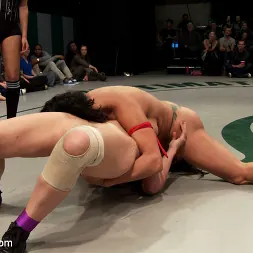 Bryn Blayne in 'Kink' RD 24 of Feb's Live Tag Team Match: Sexual molestation on the mat! Non-scripted! Shot Live! (Thumbnail 17)