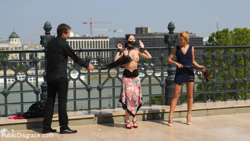 Kink '19 Year Old Rebecca Volpetti Humiliated with Public Sex and Punishment' starring Cherry Kiss (Photo 1)