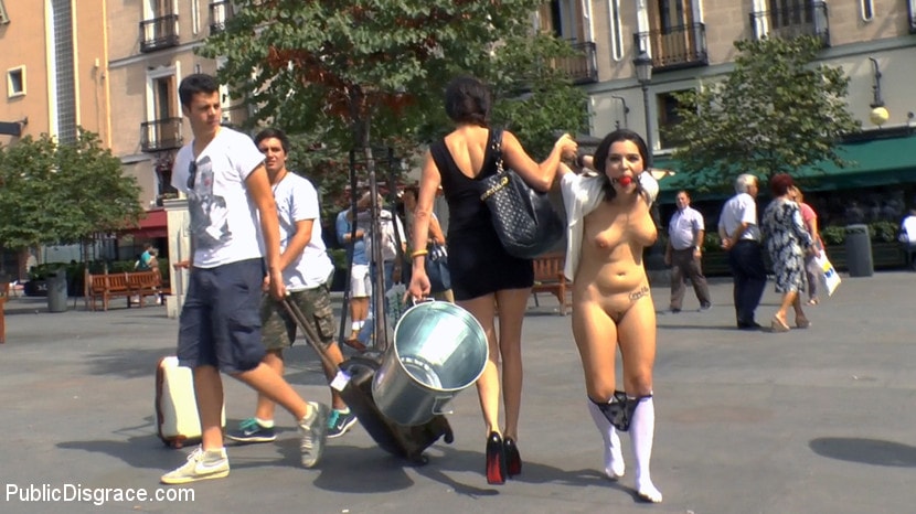 Kink 'Sexy Spanish Slut Chiara fully exposed on the streets of Madrid' starring Chiara Diletto (Photo 23)