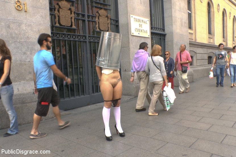 Kink 'Sexy Spanish Slut Chiara fully exposed on the streets of Madrid' starring Chiara Diletto (Photo 24)