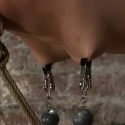 Chloe Camilla in 'Kink' Cute blonde suffers the hardest hour on the internet The Hogtied Live Show Strict strappado (Thumbnail 18)