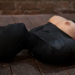 Chloe Camilla in 'Kink' Cute little blond girl is mummified, vibrator stuck on her clit. Hung upside down to cum and cum. (Thumbnail 10)
