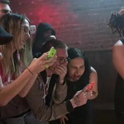 Dana DeArmond in 'Kink' Wrecked in Public! Sophia Grace and Dana Dearmond play with Ass (Thumbnail 2)