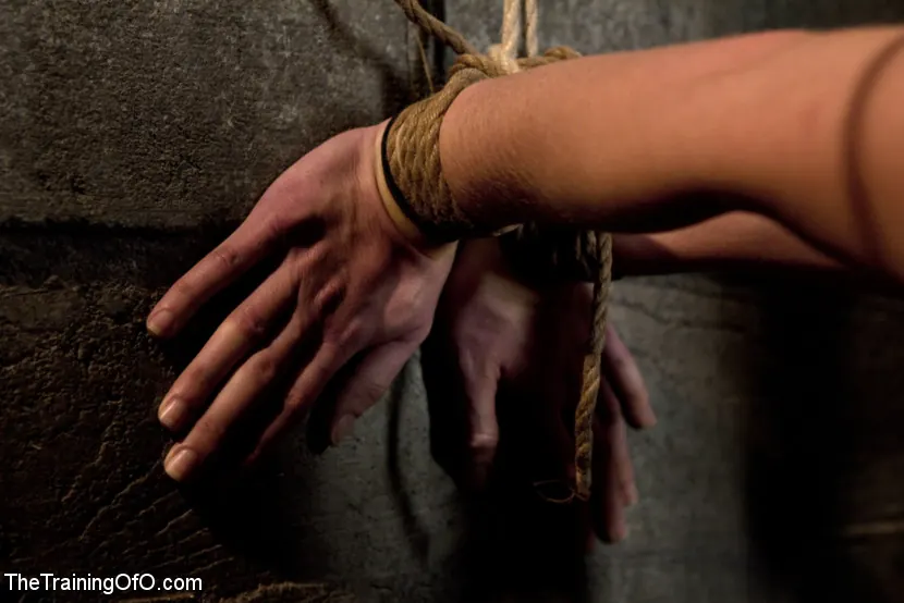 Kink 'Young Rope Slut Gets a Full Day of Intense Bondage - Live' starring Elise Graves (Photo 16)