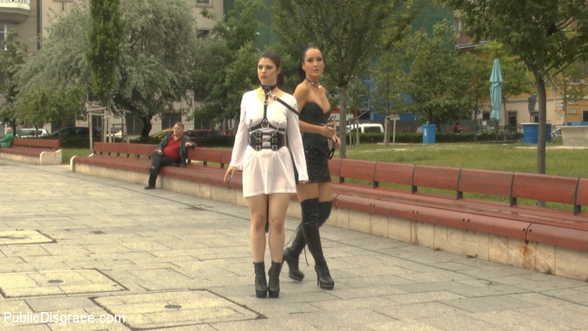 Kink 'Disgusting Piss Guzzling Slut Paraded Through Budapest' starring Fetish Liza (Photo 4)