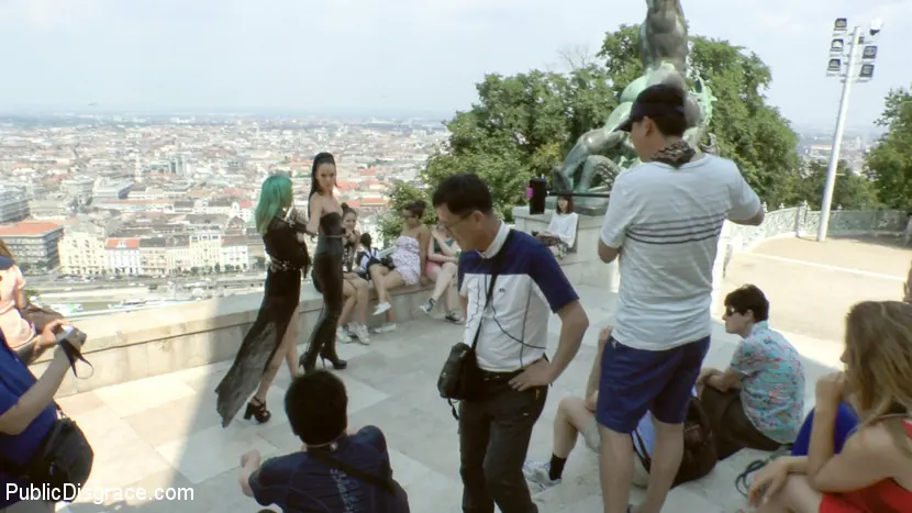 Kink 'Puta desobediente es castigada públicamente' protagonizando Fetish Liza (foto 3)