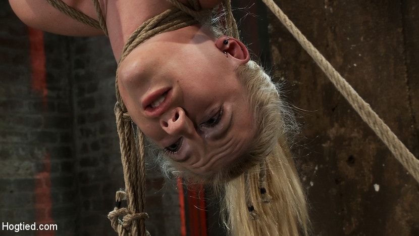 Kink '19yr old blond with huge F size breasts is made to cum over and over. Suffers horrific bondage!' starring Haley Cummings (Photo 3)