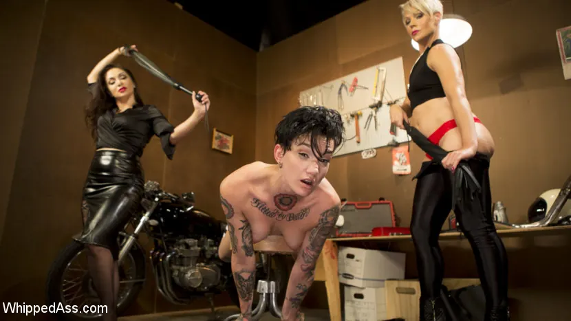 Kink 'Lazy Mechanic Nikki Hearts Gets Tag-Teamed by Boss and Client' starring Helena Locke (Photo 21)