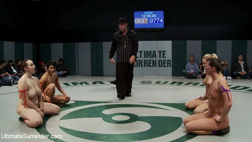 Kink 'Can the Undefeated Dragons come back and win the trophy. Will Dragon be forced to cum on the mat' starring Hollie Stevens (Photo 2)