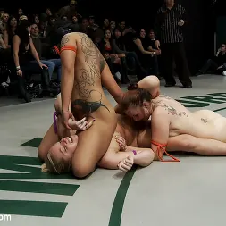 Hollie Stevens in 'Kink' Can the Undefeated Dragons come back and win the trophy. Will Dragon be forced to cum on the mat (Thumbnail 16)
