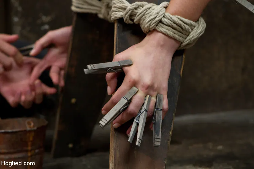 Kink 'First Time Bound Holly Michaels Gets Crazy Bondage Predicaments' starring Holly Michaels (Photo 13)