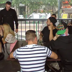 Isabella Clark in 'Kink' Busty Blonde Isabella Clark Public Double Penetration - Part 1 (Thumbnail 11)