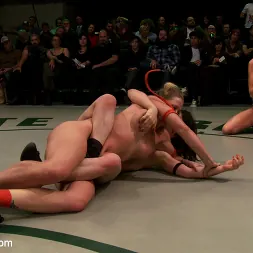 Isis Love in 'Kink' 3pts separate these 4 girls in the final wrestling RD Who is going to open the can of whip ass (Thumbnail 16)