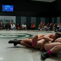 Isis Love in 'Kink' Brutal 4 girl Tag Team Match up! Non-scripted, sexual submission wrestling Crushing scissor holds (Thumbnail 8)