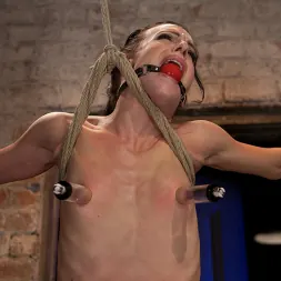 Isis Love in 'Kink' Elise is bound in the Flying Rubens a brutal Category 5 suspension Caned and made to cum, hard! (Thumbnail 3)