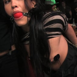 Jade Indica in 'Kink' Beautiful brunnette, Jade Indica, is bound and fucked in a crowded bar (Thumbnail 11)
