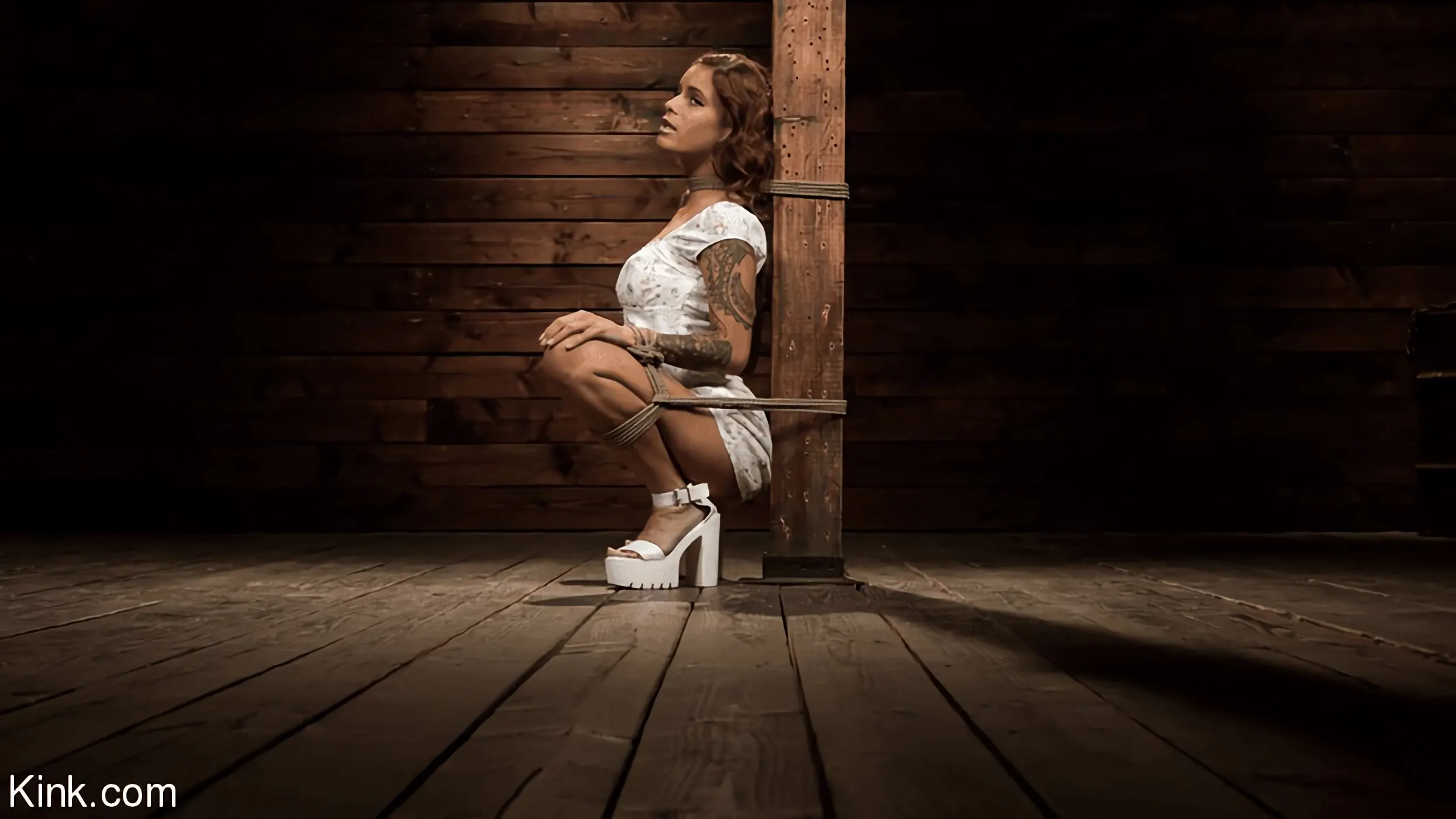 Kink '極端な束縛とクソ:ジェシーポニーとジョニー城' 主演 Jesse Pony (写真 1)