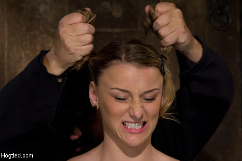 Kink 'Pig tails and Thigh Highs and Cotton Panties and Ball gag and Brutal Crotch Rope equals Awesome' starring Jessie Cox (Photo 9)