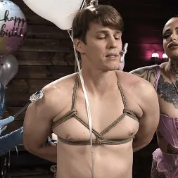 Jewelz Blu in 'Kink' Mistress Baby's Birthday Celebration: Leigh Raven, Jewelz Blu, and Sage Roux (Thumbnail 2)