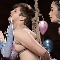 Jewelz Blu in 'Kink' Mistress Baby's Birthday Celebration: Leigh Raven, Jewelz Blu, and Sage Roux (Thumbnail 6)