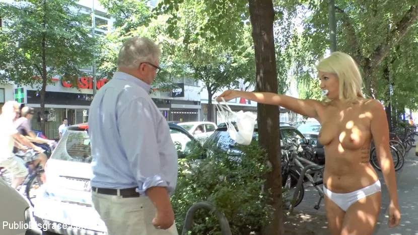 Kink 'Cheap Whore Sells Her Gaping Hole to the Lowest Bidder' starring Juliette March (Photo 5)