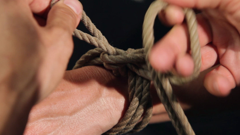 True Blue in 'Kink' Shibari 101 - Basic Column Ties (Thumbnail 3)