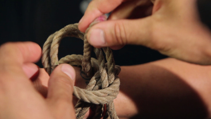 True Blue in 'Kink' Shibari 101 - Basic Column Ties (Thumbnail 4)