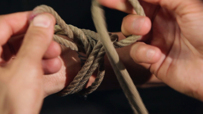 True Blue in 'Kink' Shibari 101 - Basic Column Ties (Thumbnail 19)